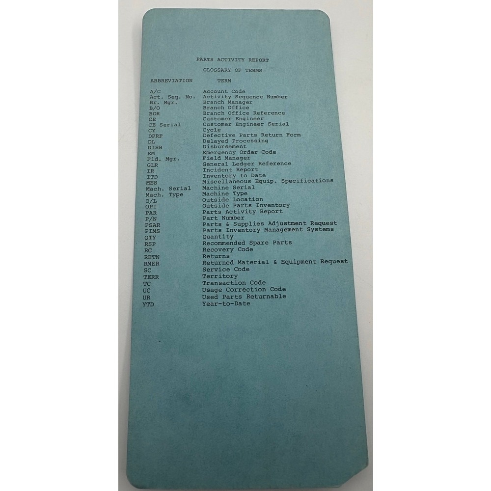 Vintage IBM Customer Engineering Reference Cards & Procedures Lot – 1960s - Picture 9 of 15